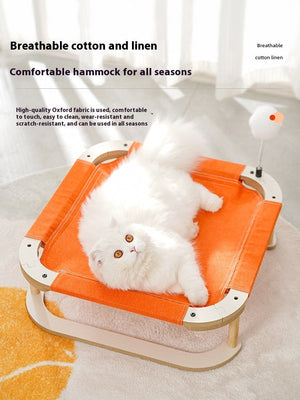 Elevate Your Cat’s Comfort with the Creative And Minimalist Home Washable Cat Hammock