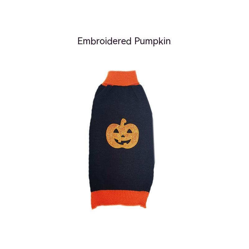 Halloween Pumpkin Dog Sweaters