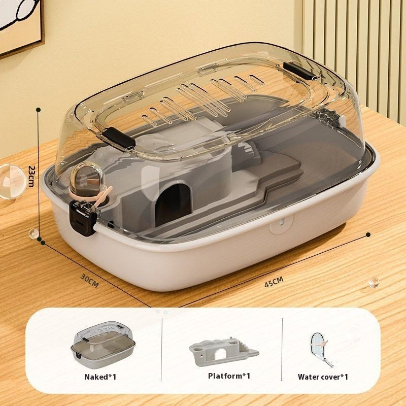 Hamster Oversized Transparent Acrylic Cage