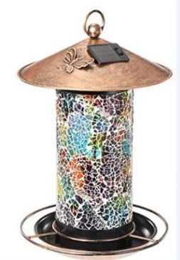 Solar Birds Feeder Outdoor Hanging Birds