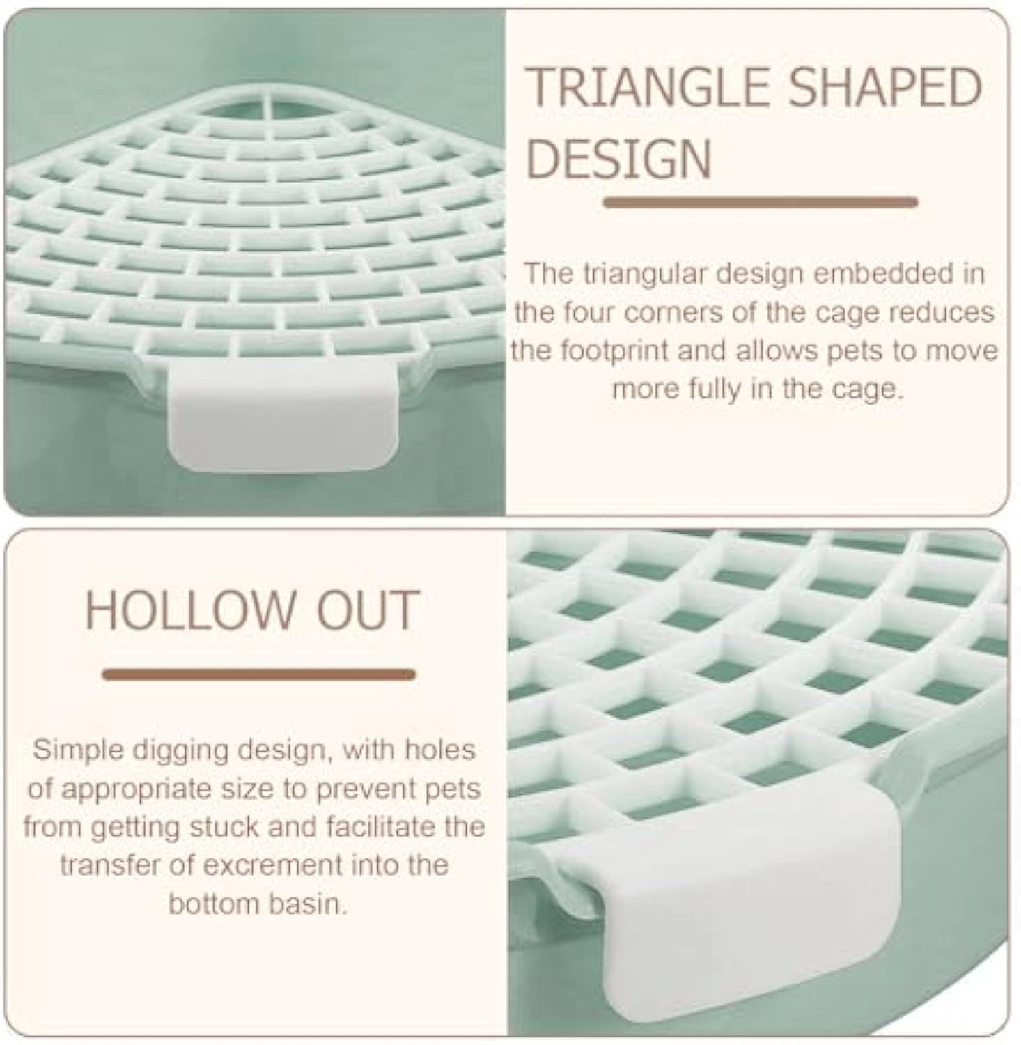 Rabbit Litter Box Bunny Corner Toilet Box