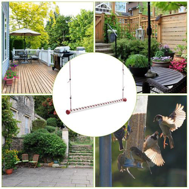 Hanging Red Tube Feeder Flower