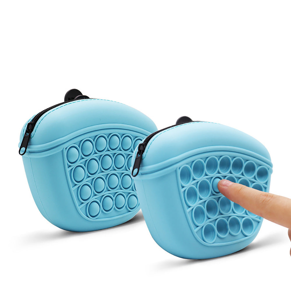 Silicone Dog Treat Bag With Fidget Fun