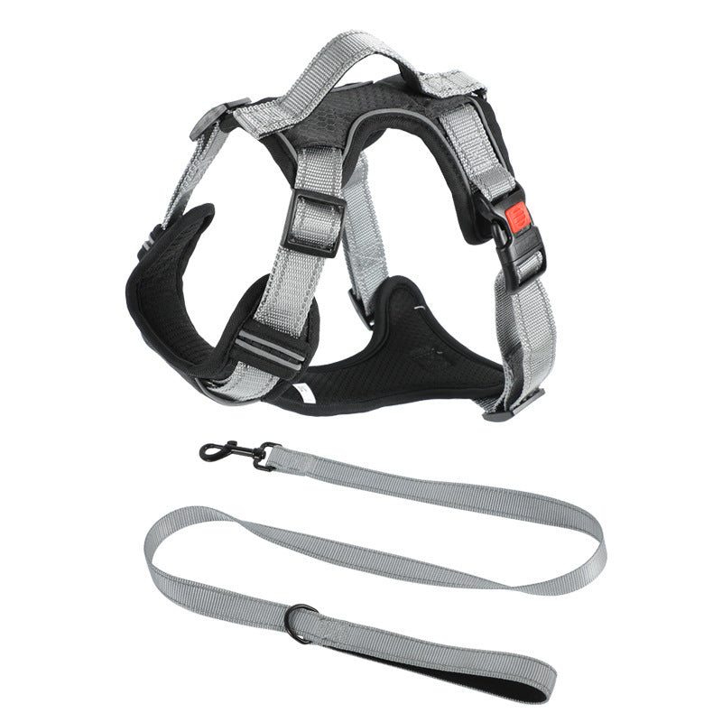 Dog Hand Holding Rope Vest Dog Chest Strap