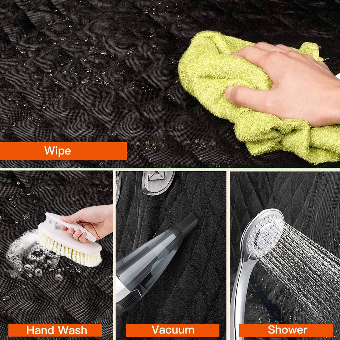 Rear Car Seat Cover for Pet Travel