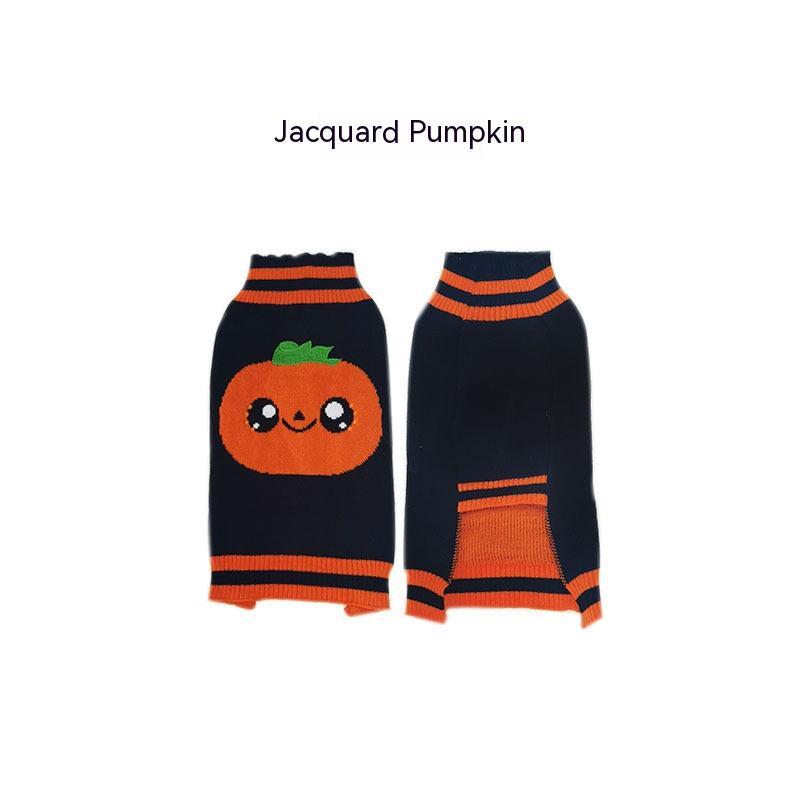 Halloween Pumpkin Dog Sweaters