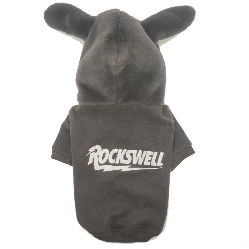 Dog Fleece Sweater with Hood