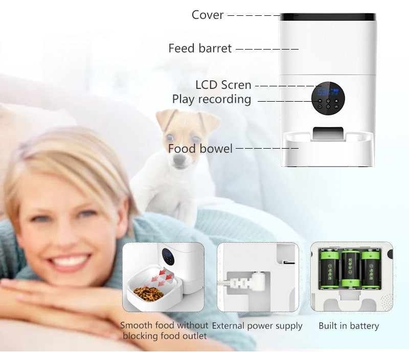 Automatic Pet Feeder WIFI Feeding