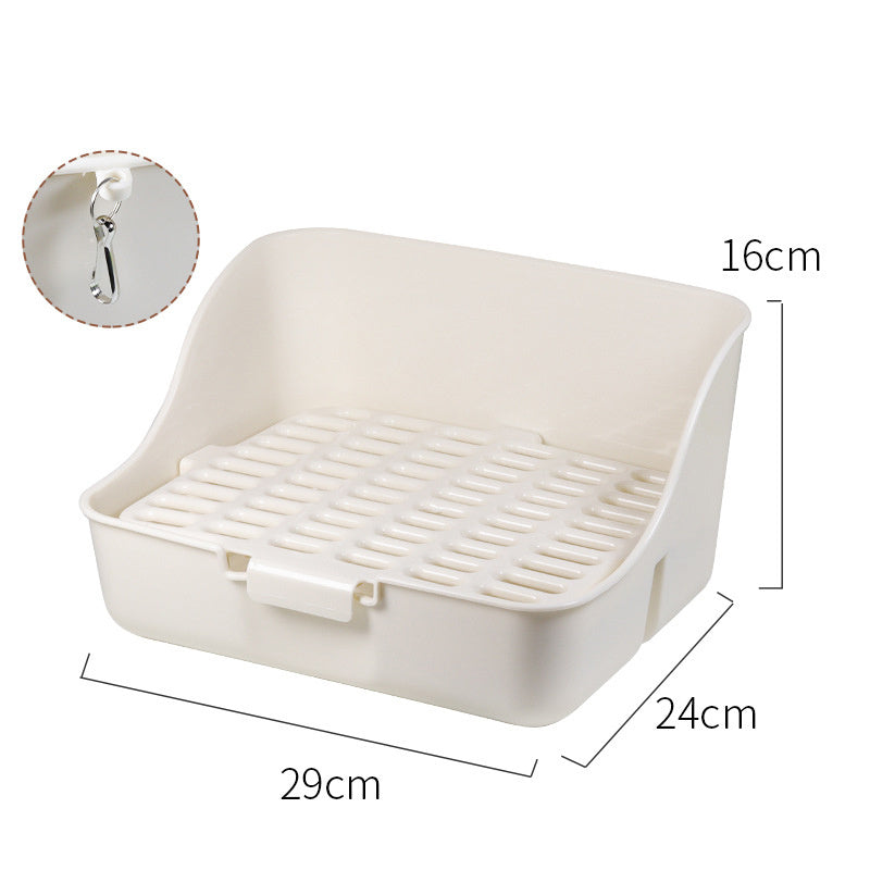 Rabbit Litter Box Bunny Corner Toilet Box