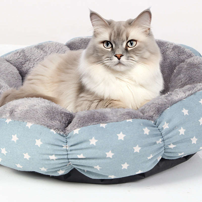 Cozy Donut Cat Bed
