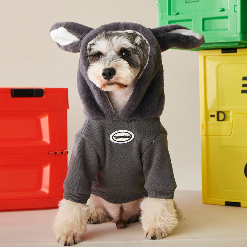 Dog Fleece Sweater with Hood