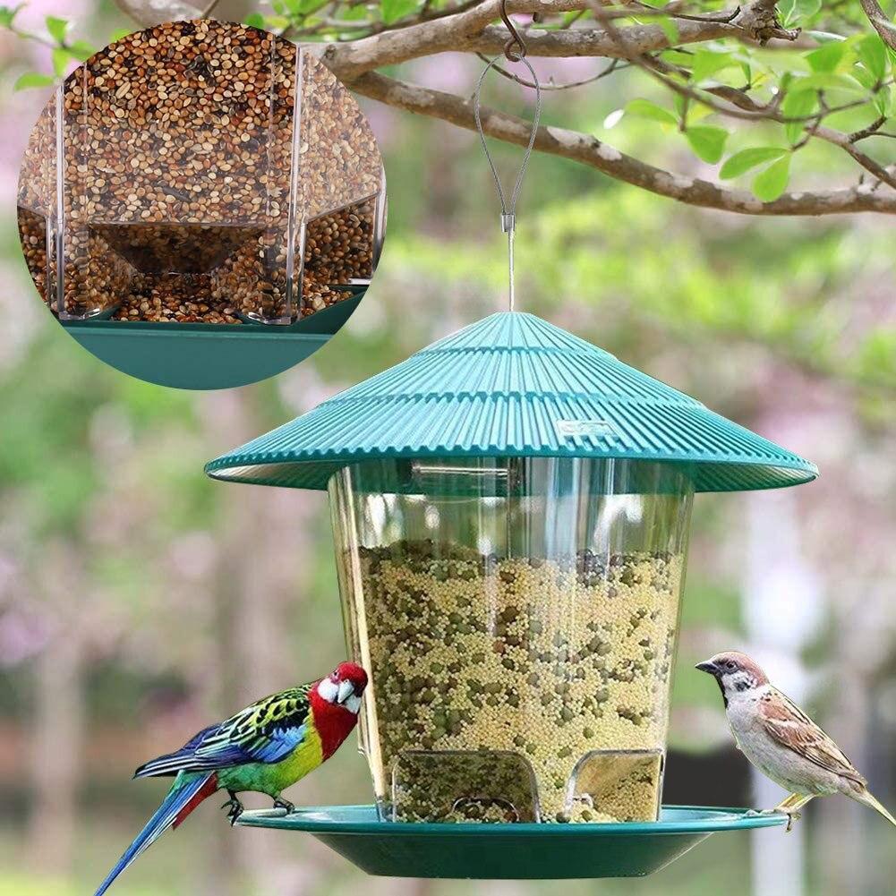 Hanging Transparent Bird Feeder