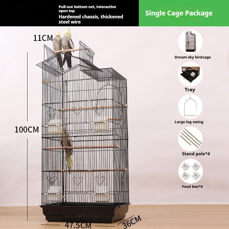 Super Large Luxury Parrot Cage