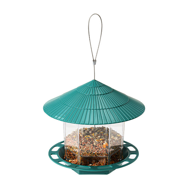 Hanging Transparent Bird Feeder