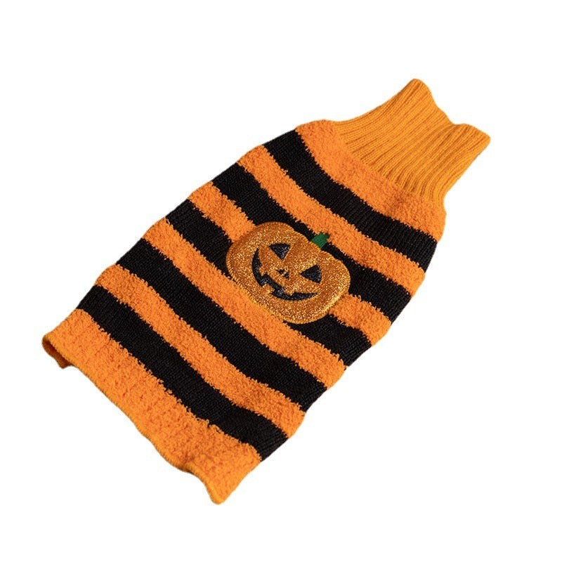 Halloween Pumpkin Dog Sweaters