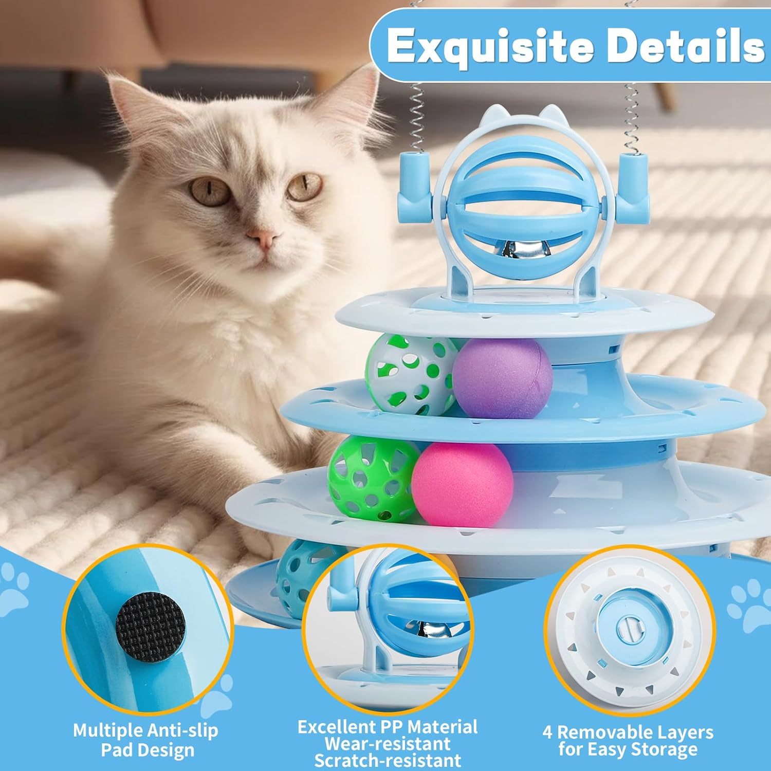 Cat Toys For Indoor Cats Kitten Toys