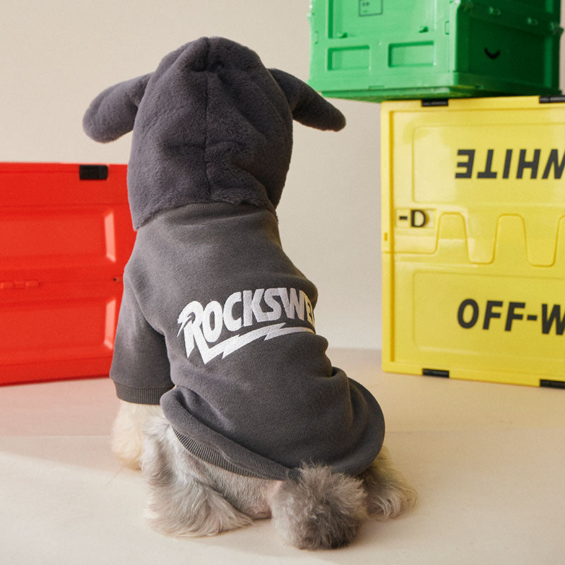 Dog Fleece Sweater with Hood